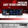 DS18 SDX1M Multimedia Car Stereo Built in Bluetooth 7 Volt Preouts- Single Din Mechless Digital Media Receiver Dual USB SD AUX Input AM FM Car Radio Remote Quick Charge Hands Free (Renewed) view 3