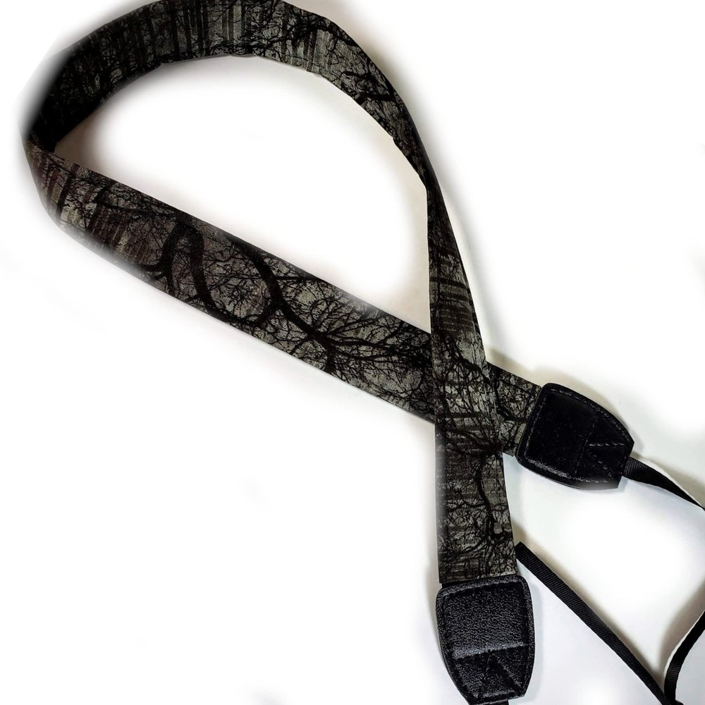 Black Tree Camera Strap, Night Tree Camera Strap for All DSLR Universal Neck and Shoulder Strap Accessory for Photographers Gift