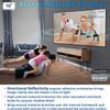 Elite Screens Aeon CineGrey 4D Acoustically Transparent, 110" Diag. 16:9, 4K/8K Ceiling Ambient Light Rejecting (CLR/ALR) Fixed Frame Edge Free Sound Transparent Projector Screen, AR110H-ATD4 view 3