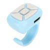 Phone Camera Remote Control, for iOS Smartphone Tablet, 5.3 Remote Shutter, Selfie Clicker for Photos Videos, Page Turner (Blue) view 1