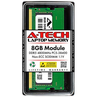 A-Tech 8GB RAM for Lenovo Legion S7/S7i Gaming Laptop | DDR5 4800MHz PC5-38400 SODIMM 1.1V 262-Pin Non-ECC SO-DIMM Memory Upgrade
