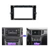 9 inch Car Radio Fascia Panel for VW T-ROC 2018 Passat Bora Stereo Frame Cable view 2