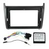 9 inch Car Radio Fascia Panel for Volkswagen VW Polo 2014-17 Stereo Frame Cable view 1
