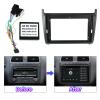 9 inch Car Radio Fascia Panel for Volkswagen VW Polo 2014-17 Stereo Frame Cable view 4