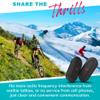 YO AUDIO Bluetooth Intercom Headset for Outdoor Adventure Sports - 2000ft+ Range for Snowboarding, Skiing, Motorcycling, Horseback Riding, Biking, and Climbing - Hands-Free Communication view 2