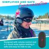 YO AUDIO Bluetooth Intercom Headset for Outdoor Adventure Sports - 2000ft+ Range for Snowboarding, Skiing, Motorcycling, Horseback Riding, Biking, and Climbing - Hands-Free Communication view 3