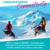 YO AUDIO Bluetooth Intercom Headset for Outdoor Adventure Sports - 2000ft+ Range for Snowboarding, Skiing, Motorcycling, Horseback Riding, Biking, and Climbing - Hands-Free Communication view 4