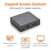Amazon Basics HDMI Splitter 1 in 2 Out, 4K@30Hz for Dual Monitors, Mirror Only, Black view 2