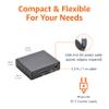 Amazon Basics HDMI Splitter 1 in 2 Out, 4K@30Hz for Dual Monitors, Mirror Only, Black view 4