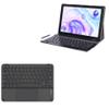 BoxWave Keyboard Compatible with YUMKEM Octa Core Tablet L211 (10 in) - SlimKeys Bluetooth Keyboard with Trackpad, Portable Slim TouchPad - Jet Black view 1