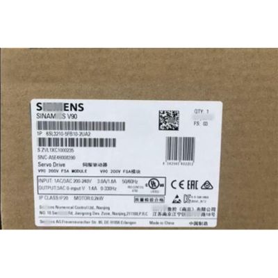 CBBEXP 6SL3210-5FB10-2UA2 V90 Servo Drive 6SL32105FB102UA2 Sealed in Box 1 Year Warranty Fast Shipment