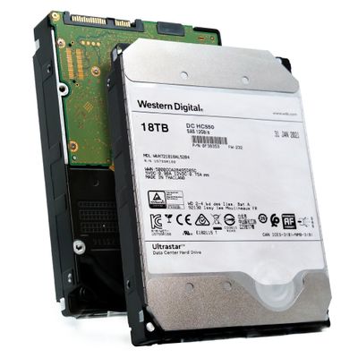 Western Digital WD WUH721818AL5204 18TB SAS 12Gb/s 7.2K RPM 512M 0F38353 512e/4Kn SE HDD (Renewed)