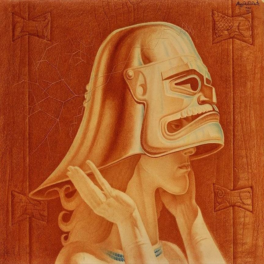 Stanislav Szukalski : The Ancestral Helmet : Archival Quality Art Print