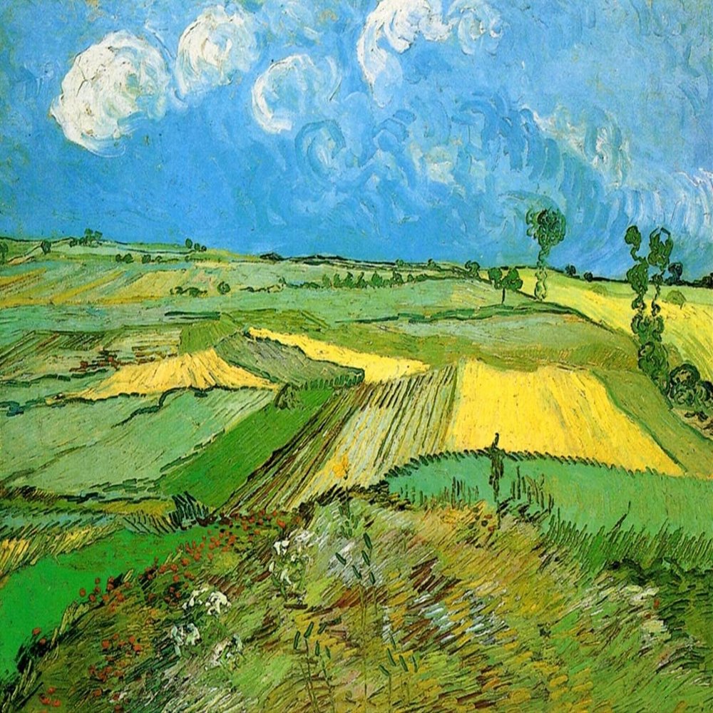 Van Gogh : Wheat Fields at Auvers under Clouded Sky : Archival Quality Art Print