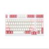KPREPUBLIC GKs Cherry Profile Summer Peach Dye Sub Keycap Set Thick PBT for Keyboard 87 tkl 104 ansi xd64 bm60 xd68 xd84 BM87 BM65 Pink view 2