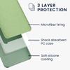 kwmobile TPU Silicone Case Compatible with Apple iPod Touch 6G / 7G (6th and 7th Generation) - Case Soft Flexible Protective Cover - Pottery Green view 2