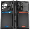 ENCASED X-Armor for Samsung S23 Ultra Wallet Case with Card Holder and Camera Cover (S23-Ultra-6.8") Black view 3