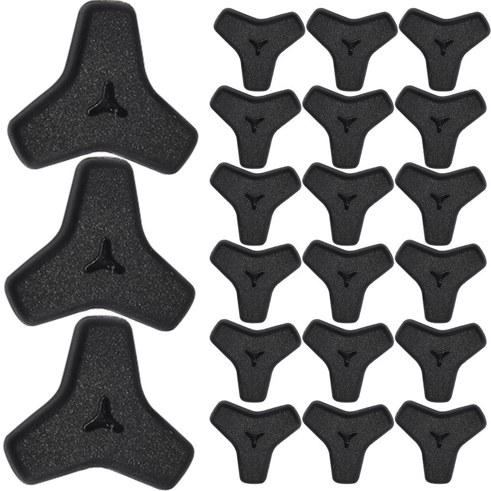 GLEAVI Anti-Slip Silicone Sleeve for Glasses 20 Pairs Non-Skid Ear Grips for Secure Fit Comfortable Flexible Glasses Tightener for Sports and Outdoor Use
