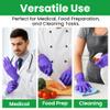 SAFEWAY USA 4000pcs, X-Large, Nitrile Disposable Gloves  Multi-Purpose Powder-Free and Non-Latex Textured Fingertips for Medical Use, Nursing, Lab Works, Kitchen Prep, Cleaning, Tattooing & More view 2