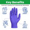 SAFEWAY USA 4000pcs, X-Large, Nitrile Disposable Gloves  Multi-Purpose Powder-Free and Non-Latex Textured Fingertips for Medical Use, Nursing, Lab Works, Kitchen Prep, Cleaning, Tattooing & More view 3
