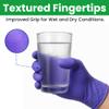 SAFEWAY USA 4000pcs, X-Large, Nitrile Disposable Gloves  Multi-Purpose Powder-Free and Non-Latex Textured Fingertips for Medical Use, Nursing, Lab Works, Kitchen Prep, Cleaning, Tattooing & More view 4