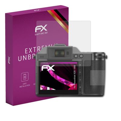 atFoliX Plastic Glass Protective Film compatible with Hasselblad X2D 100C, 9H Hybrid-Glass FX Screen Protector (Set of 1)