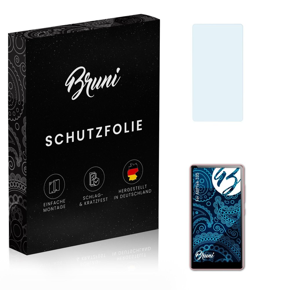 Bruni Screen Protector compatible with AGPTek T05 Protector Film, crystal clear Protective Film (2X)