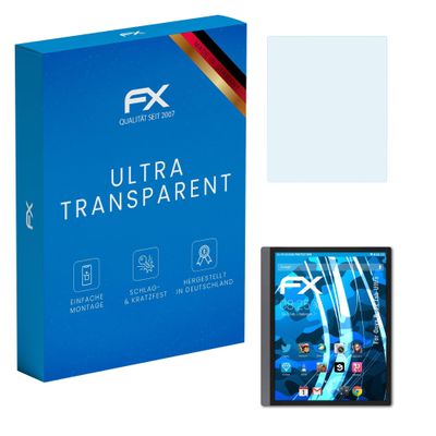 atFoliX Screen Protection Film compatible with Onyx Boox Tab Ultra Screen Protector, ultra-clear FX Protective Film (2X)
