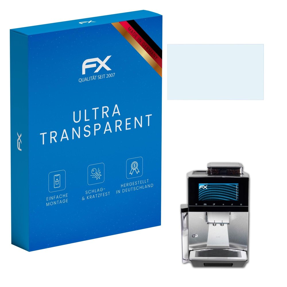 atFoliX Screen Protection Film compatible with Siemens EQ.900 Screen Protector, ultra-clear FX Protective Film (2X)