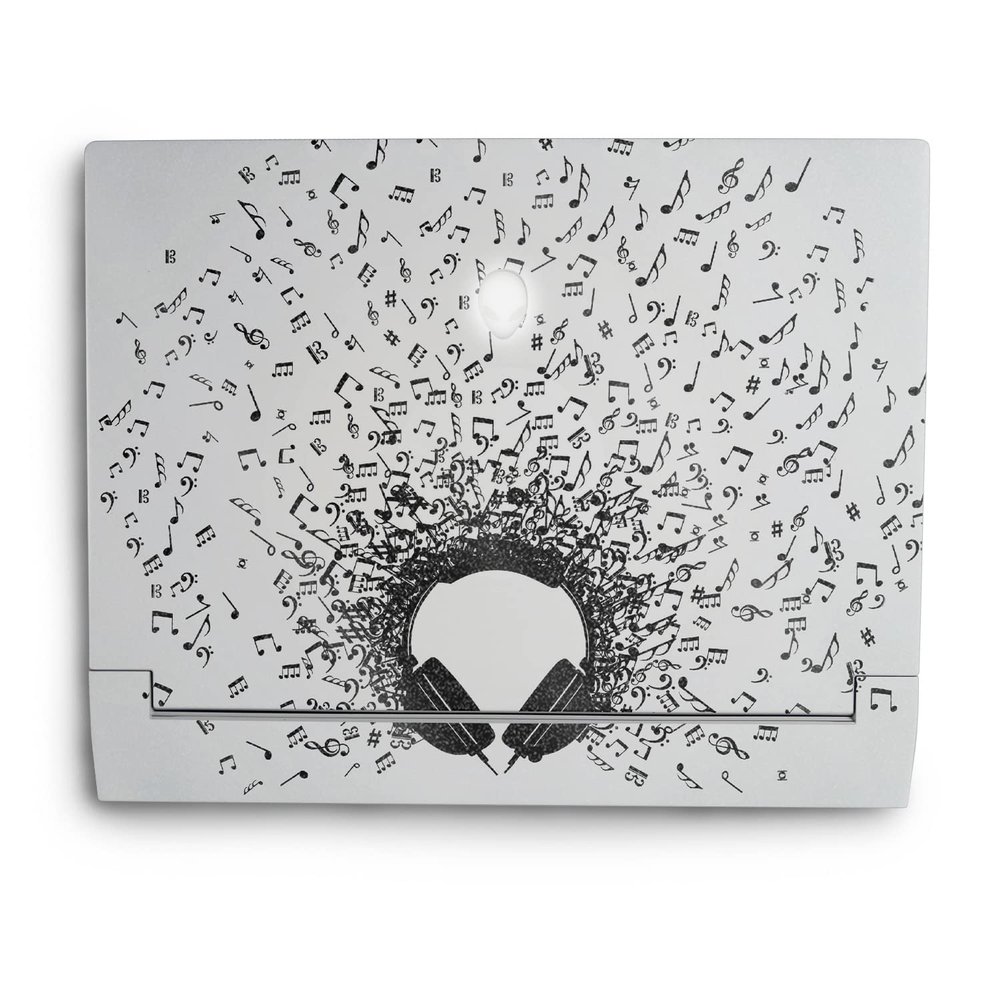 MightySkins Glossy Glitter Skin Compatible with Alienware X14 (2022) Full Wrap Kit - Earworm | Protective, Durable High-Gloss Glitter Finish | Easy to Apply & Change Styles | Made in The USA