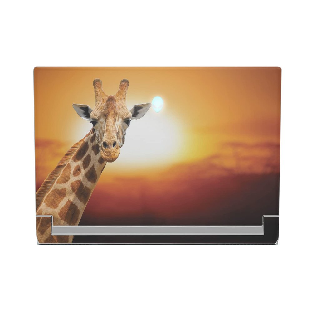 MightySkins Skin Compatible with Alienware X17 R2 (2022) Full Wrap Kit - Sunset Giraffe | Protective, Durable, and Unique Vinyl Decal wrap Cover | Easy to Apply & Change Styles | Made in The USA