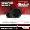 DS18 EN6P Universal Speaker Pods Bundle - 1 Set Left & Right Kick Panel + 2X 6.5 Midrange Speakers with Bullet + 2X 1 Super Bullet Tweeters - Great for Slingshot, SXS, Motorsports & ATV/UTV view 2