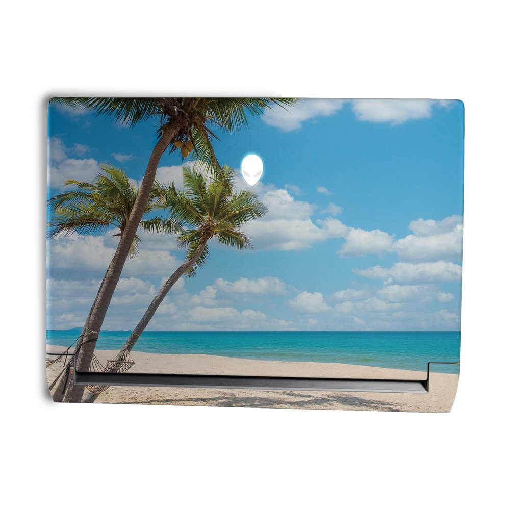MightySkins Skin Compatible with Alienware M15 R7 (2022) Full Wrap Kit - Palm Beach | Protective, Durable, and Unique Vinyl Decal wrap Cover | Easy to Apply & Change Styles | Made in The USA