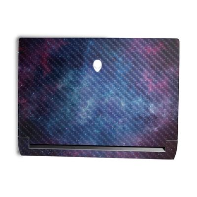 MightySkins Carbon Fiber Skin Compatible with Alienware M15 R7 (2022) Full Wrap Kit - Nebula | Protective, Durable Textured Carbon Fiber Finish | Easy to Apply & Change Styles | Made in The USA