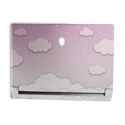 MightySkins Skin Compatible with Alienware M15 R7 (2022) Full Wrap Kit - Baby Clouds | Protective, Durable, and Unique Vinyl Decal wrap Cover | Easy to Apply & Change Styles | Made in The USA