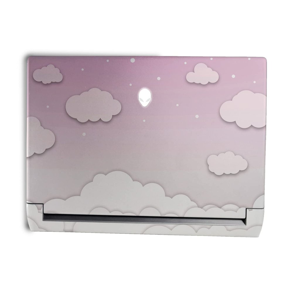 MightySkins Skin Compatible with Alienware M15 R7 (2022) Full Wrap Kit - Baby Clouds | Protective, Durable, and Unique Vinyl Decal wrap Cover | Easy to Apply & Change Styles | Made in The USA