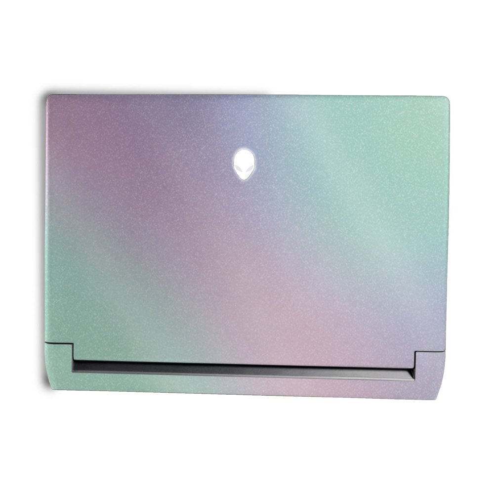MightySkins Glossy Glitter Skin Compatible with Alienware M15 R7 (2022) Full Wrap Kit - Cotton Candy | Protective, Durable High-Gloss Glitter Finish | Easy to Apply & Change Styles | Made in The USA