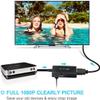 FDBV RCA to HDMI Converter, Composite to HDMI Adapter Support 1080P PAL/NTSC Compatible with PS one, PS2, PS3, STB, Xbox, VHS, VCR, Blue-Ray DVD Players view 4