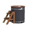Ice Bath Tub | Cold-Plunge Therapy | Cold Plunge Tub | Up-Right Ice Bath | 118 Gallon Water Capacity | Steps & Cover Included | 37.5 x 33.25 view 1