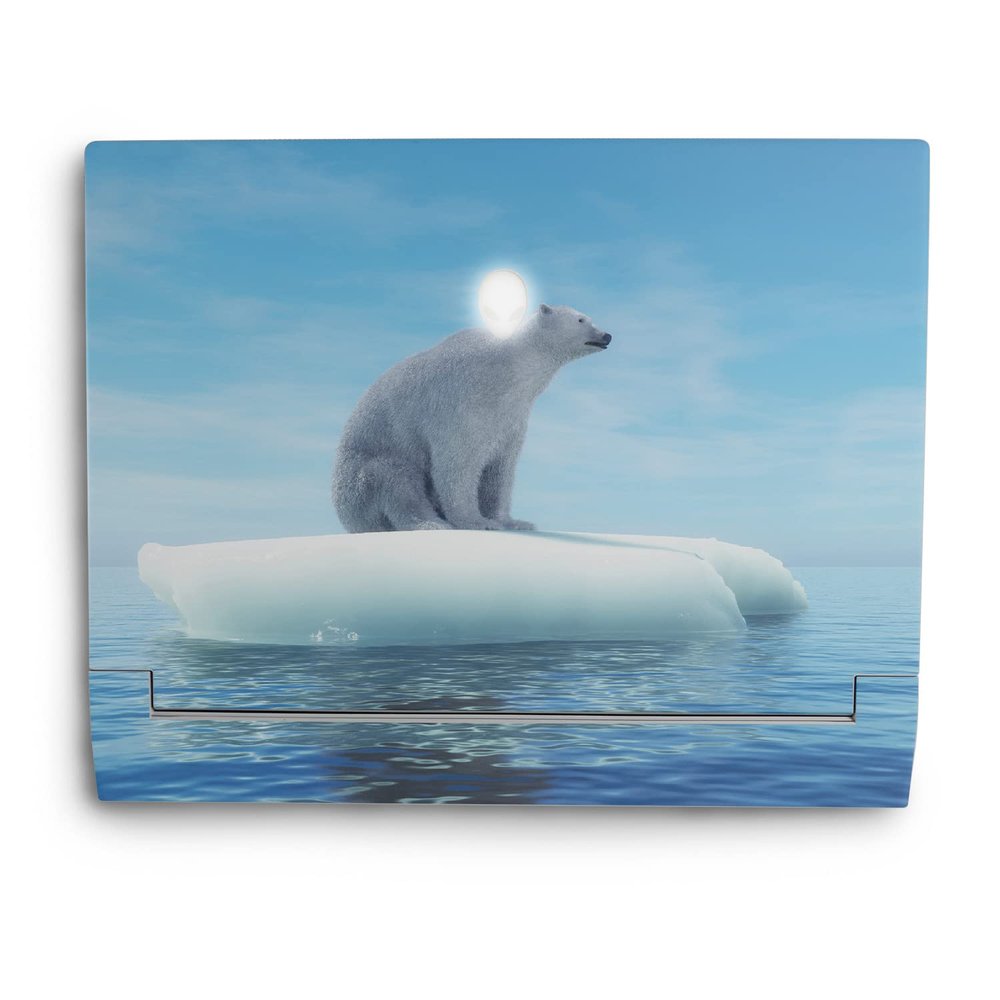 MightySkins Skin Compatible with Alienware X14 (2022) Full Wrap Kit - Polar Drift | Protective, Durable, and Unique Vinyl Decal wrap Cover | Easy to Apply & Change Styles | Made in The USA