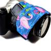 Flamingo Camera Strap, Flamingos on Blue Camera Strap Universal DSLR Neck & Shoulder Strap, Photography Accessory, Gift for Men & Women view 4