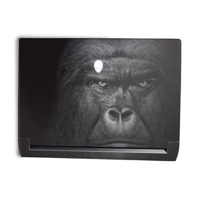 MightySkins Skin Compatible with Alienware M15 R7 (2022) Full Wrap Kit - Mono Gorilla | Protective, Durable, and Unique Vinyl Decal wrap Cover | Easy to Apply & Change Styles | Made in The USA