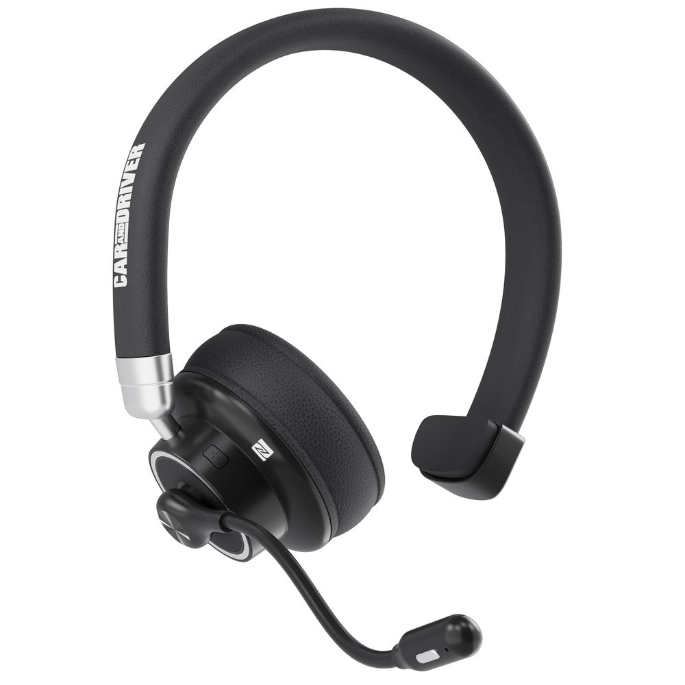Car and Driver Trucker Bluetooth Headset with Noise Cancelling Microphone, Wireless Headset for Truck Drivers, Bluetooth 5.0, Multi Device Pairing, 30 Hour Talk Time, BT4500