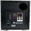 Rockville Rock Shaker 6.5 Black 200W Peak/100W RMS Powered Home Theater Subwoofer, Class-D, Adjustable Crossover, 20Hz-200Hz, Compact Design, for Movies and Music view 4