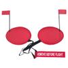 Cirrus Aircraft SR Cowl Plugs w/RBF Streamer | Got Plugz LLC (SR22TN, Red) view 2