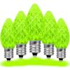 Novelty Lights 25PK C7 LED Faceted Dimmable Outdoor Halloween Light Bulbs view 1