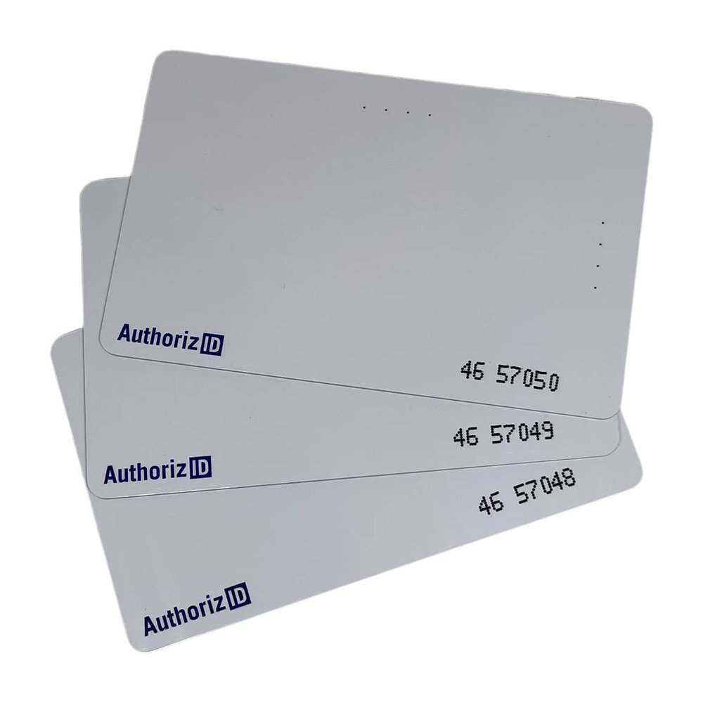AuthorizID 25  26 Bit H10301 125 KHz Printable CR80 Proximity Card Wiegand chip. Facility Code 222