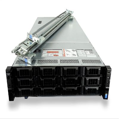Dell PowerEdge R730xd 12 Bay LFF 2U Server, 2X Intel Xeon E5-2660 V4 2.0GHz 14C CPU, 96GB (6 x 16GB) DDR4 RDIMM, PERC H730p, 2X 800GB SSD, 2X 25GbE SFP+, Rail Kit Included (Renewed)