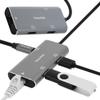 VisionTek USB-C Hub with Ethernet, 2X USB-A, 1x USB-C for MacBook, Windows, Chromebook - Portable Bus Powered Adapter view 1