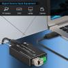 Throncom Mini 4K HDMI Fiber Extender - HDMI to Fiber Converter, 4K Video Optical Transceiver Up to 20km Over Single-Mode Optical with External Stereo Audio and RS232 view 3